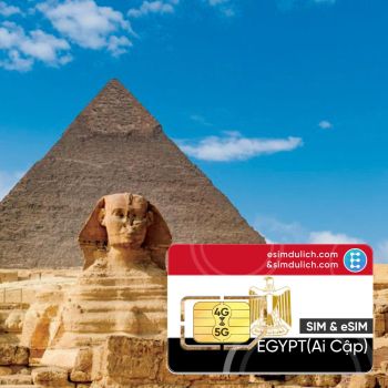 Sim Du Lịch Ai Cập 15 Ngày Tốc Độ Cao (Egypt)